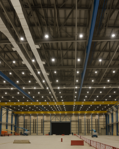 Infrastructure Facilities for Eurofighter Typhoon at Al Salem Air Force Base – Complete Indoor, Outdoor and Solar street lighting